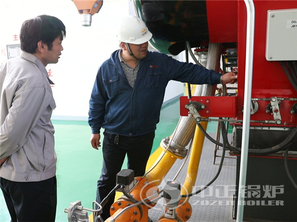 中正鍋爐質量萬里行團隊為彩客化學進行技術指導