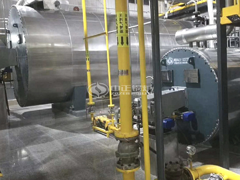 丹陽助劑化工廠500萬大卡YQW系列燃氣臥式導熱油鍋爐項目