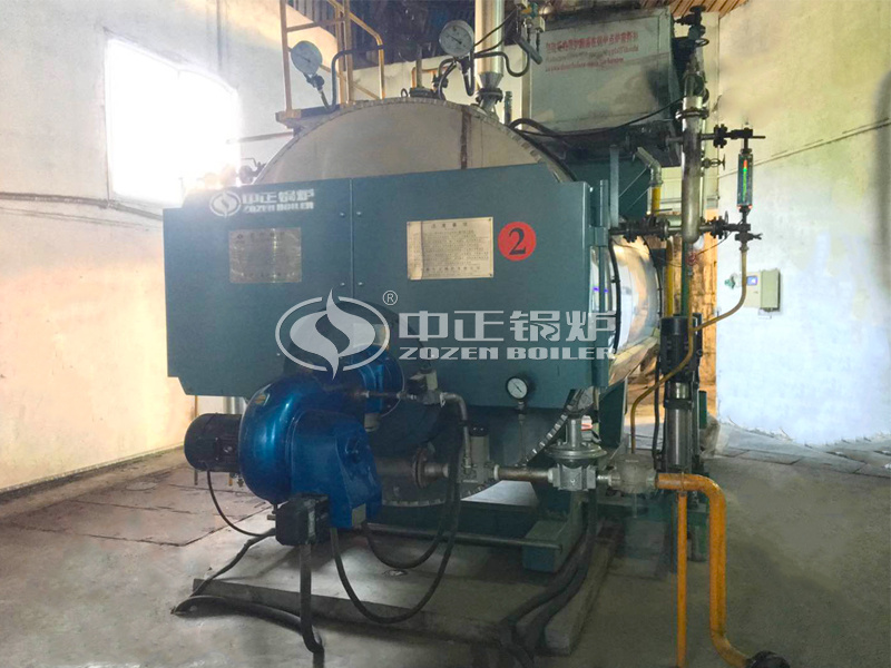 2噸WNS系列冷凝式燃氣蒸汽鍋爐項目（溫氏家禽）