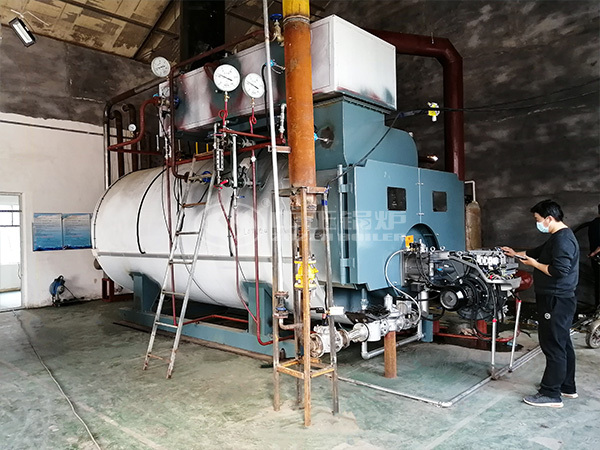 中正WNS系列燃氣鍋爐在金熙龍食品鍋爐房順利完成點火